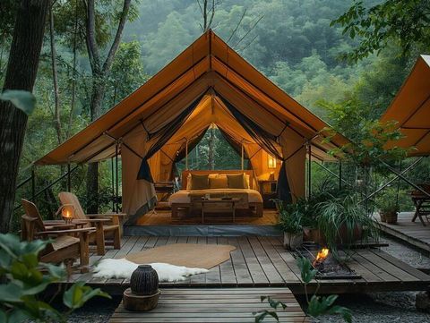 Luxury Glamping Resorts: Outdoor Hospitality & High-End Accommodations