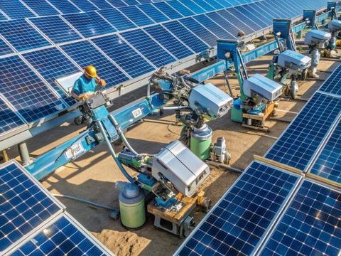 Solar Panel Cleaning Robots Guide: Explore Types, Features, Working Methods, and Applications